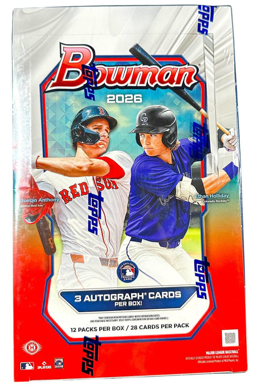 2026 Bowman Baseball Jumbo Box