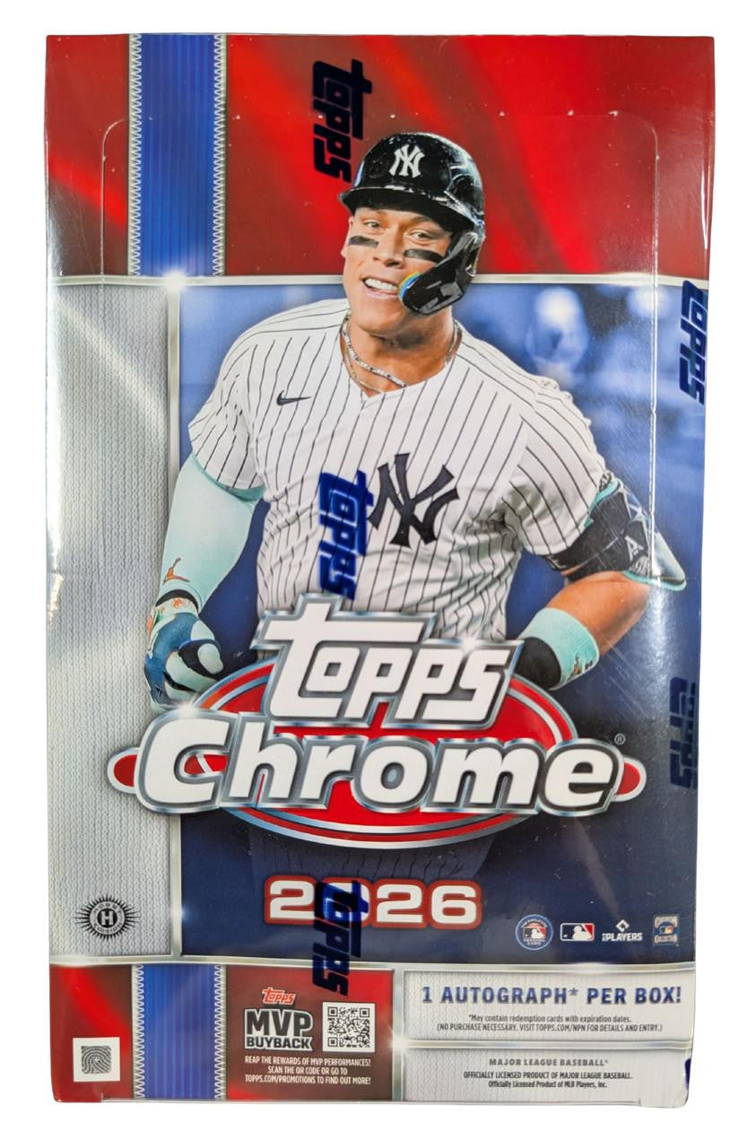 2026 Topps Chrome Baseball Hobby Box