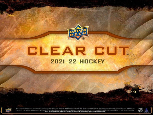 2021/22 Upper Deck Clear Cut Hockey Hobby Box