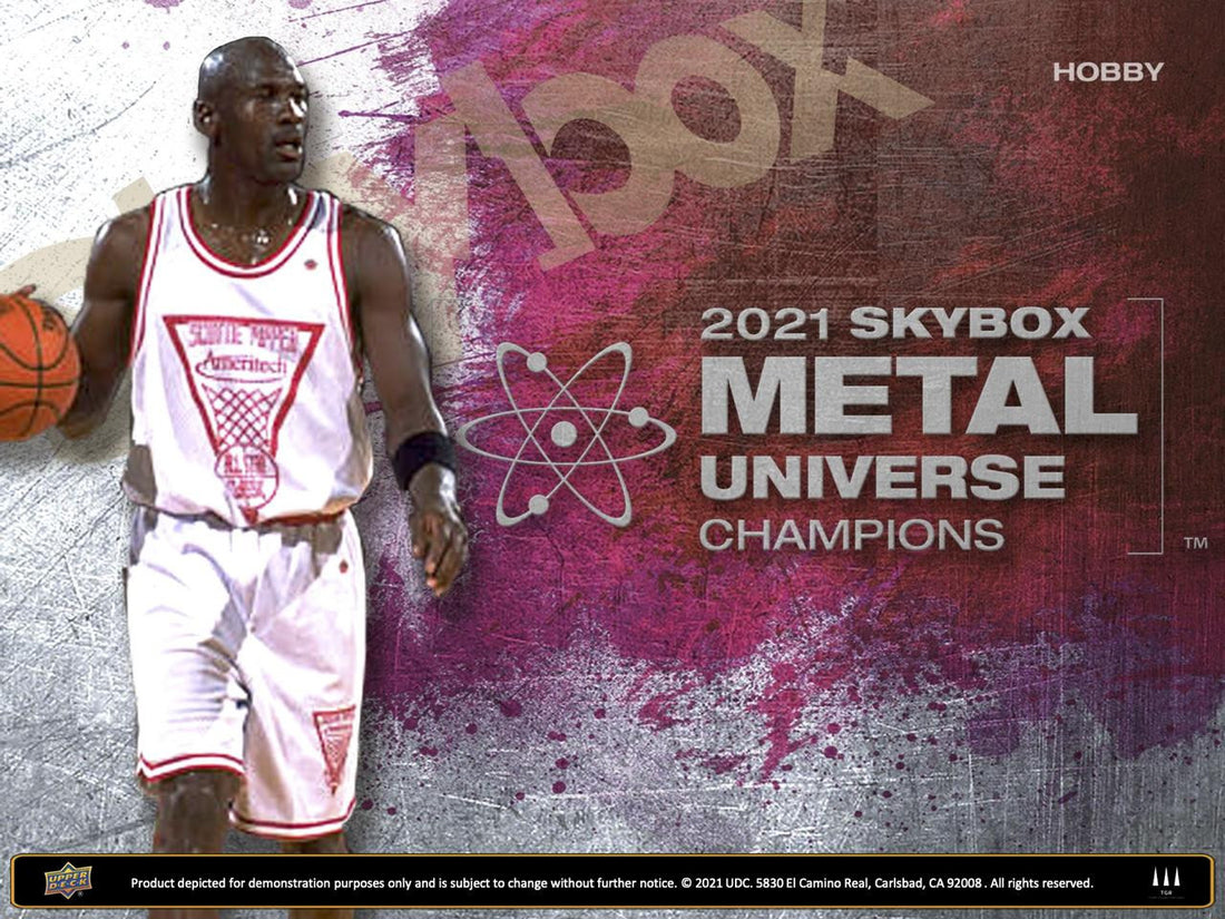 2021 Upper Deck Skybox Metal Universe Champions Hobby 16 Box Case