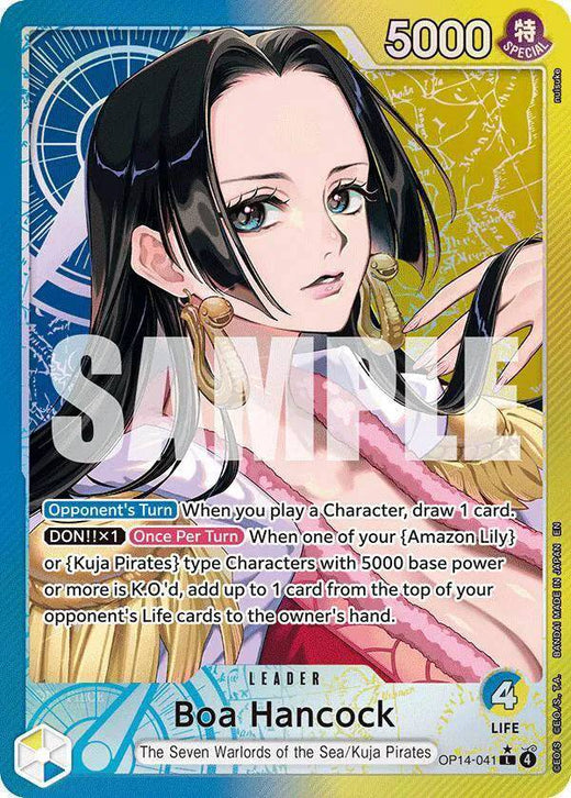 Boa Hancock (Alternate Art) OP14-041 - The Azure Sea's Seven - Foil