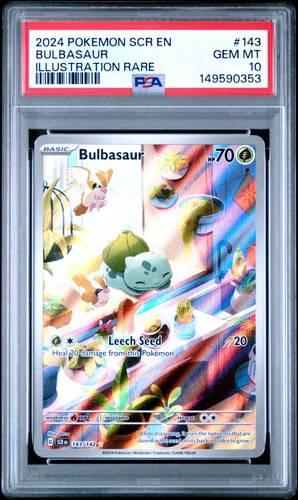 Bulbasaur (PSA 10) 143/142 - Stellar Crown - Holofoil