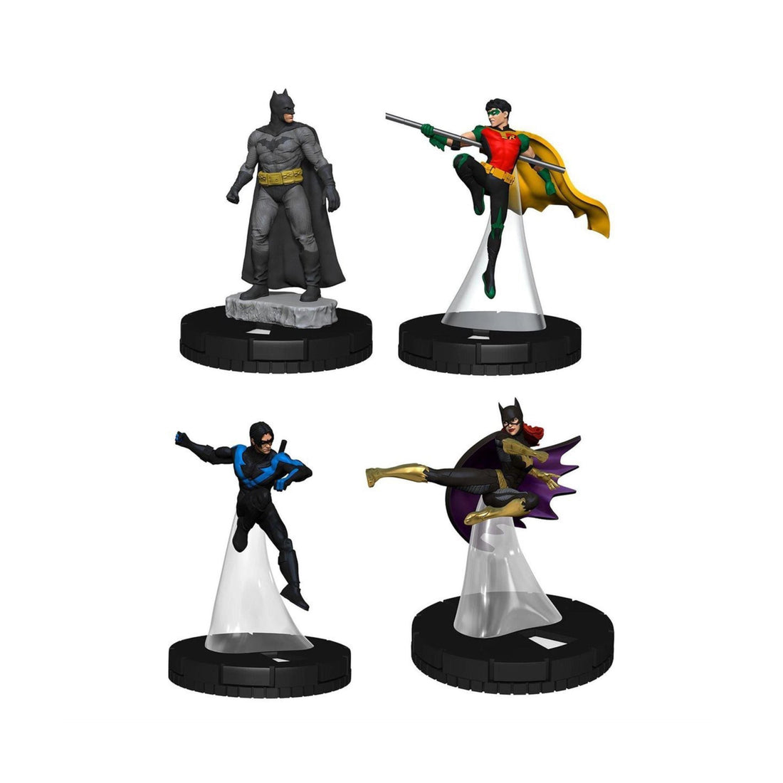DC HeroClix 400 Gotham Knights Mini-Figure 4-Pack with Batman Robin Nightwing Batgirl | DC Comics Strategy Tabletop Collectible Game Figures & Character Cards (PREORDER - Release Date Oct. 31, 2026)