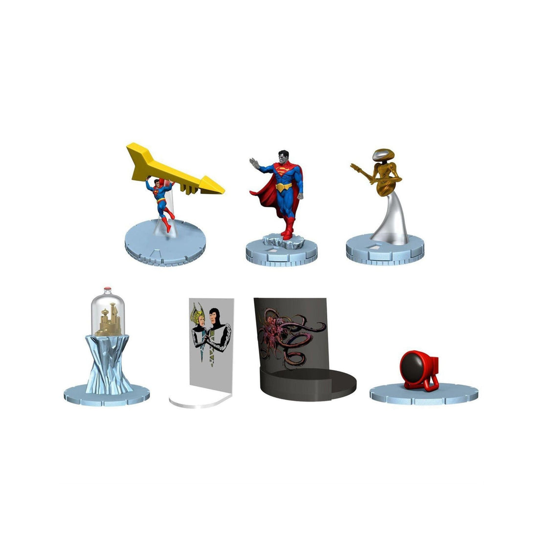DC HeroClix Iconix Fortress of Solitude Vol 1 Mini-Figure Game Set with Superman, Kelex, Terrain Tiles, Character Cards & Collectible Display Packaging (PREORDER - Release Date Oct. 31, 2026)