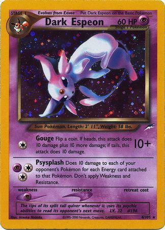 Dark Espeon 4/105 - Neo Destiny (Unlimited) - Holofoil