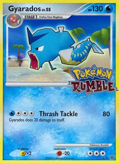 Gyarados Lv.55 6/16 - Rumble - Holofoil