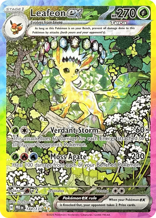 Leafeon ex 144/131 - Prismatic Evolutions - Holofoil