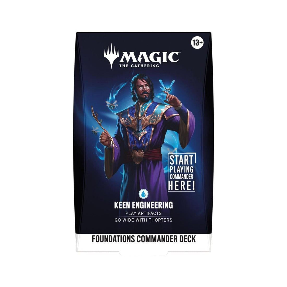Magic: The Gathering Foundations Commander Deck Keen Engineering FDC – Ready to Play 100-Card MTG Deck with Foil Commander, Tokens & Deck Box (PREORDER - Release Date Oct. 2, 2026)