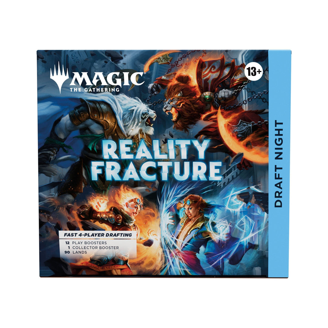 Magic: The Gathering Reality Fracture Draft Night Box for 4 Players with Collector Booster, Pick-Two Draft Party Kit, MTG Trading Card Game (PREORDER - Release Date Oct. 2, 2026)