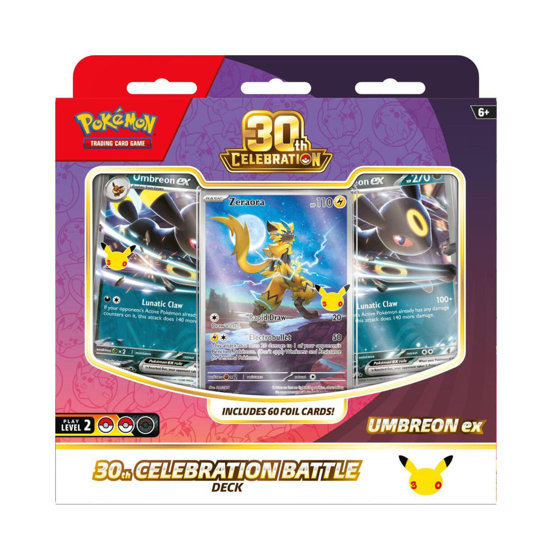 Pokémon TCG: 30th Celebration Battle Deck – Umbreon ex (Ready-to-Play 60 All-Foil Card Deck) - (PREORDER - Release Date Oct. 30, 2026)