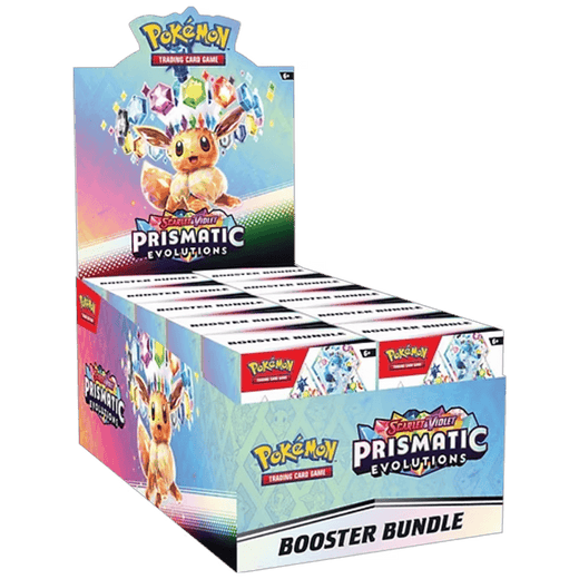 Pokémon Prismatic Evolutions: Booster Bundle Display