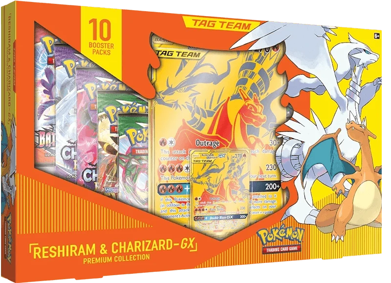 Pokémon Tag Team Reshiram & Charizard GX Premium Collection