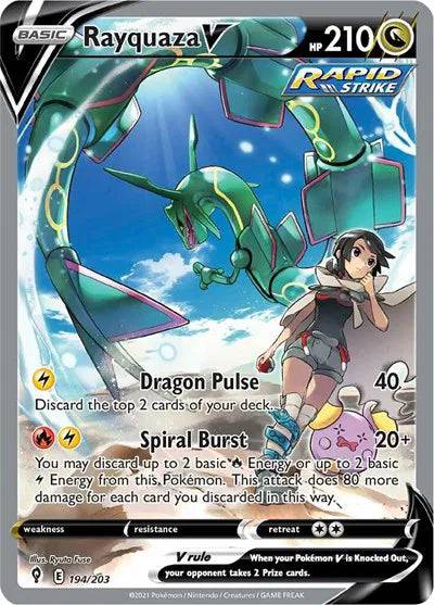 Rayquaza V 194/203 - Evolving Skies - Holofoil