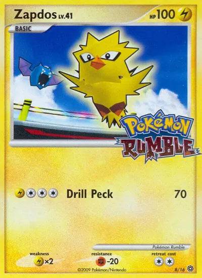 Zapdos Lv.41 8/16 - Rumble - Holofoil