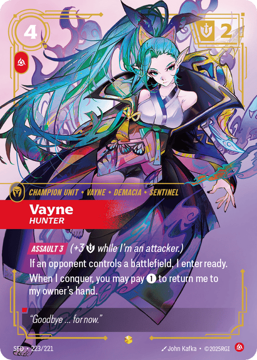 Vayne - Hunter (Overnumbered) #223/221