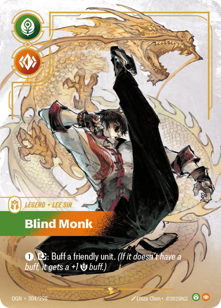 Lee Sin - Blind Monk (Overnumbered) #304/298