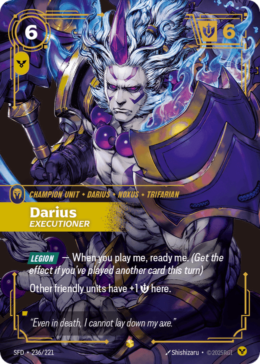 Darius - Executioner (Signature) #236*/221
