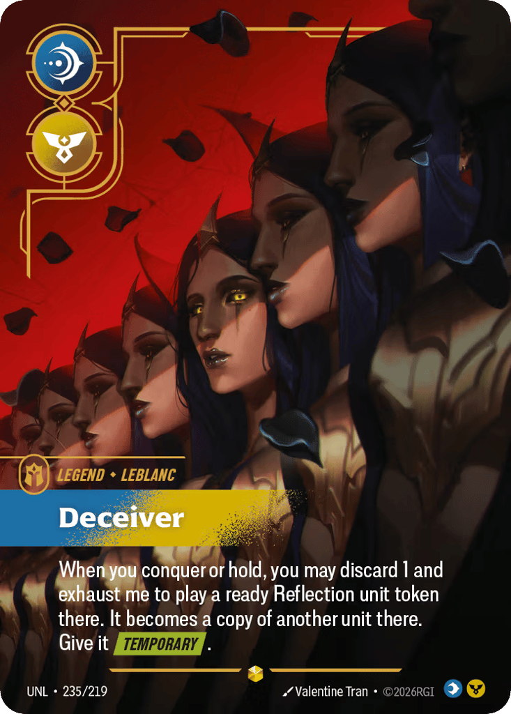 LeBlanc - Deceiver (Metal) (Prize Wall)