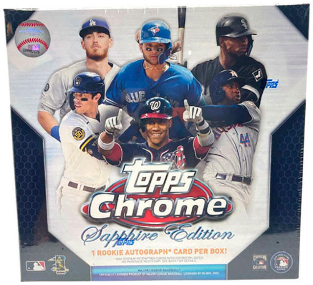 2020 Topps Chrome Sapphire Edition Baseball Box