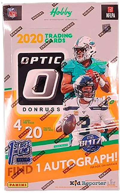 2020 Panini Donruss Optic Football 1st Off The Line Hobby Box