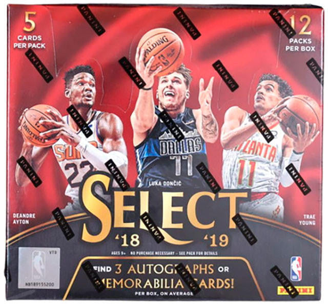 2018/19 Panini Select Basketball Hobby Box