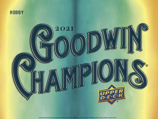 2021 Upper Deck Goodwin Champions Hobby 16 Box Case