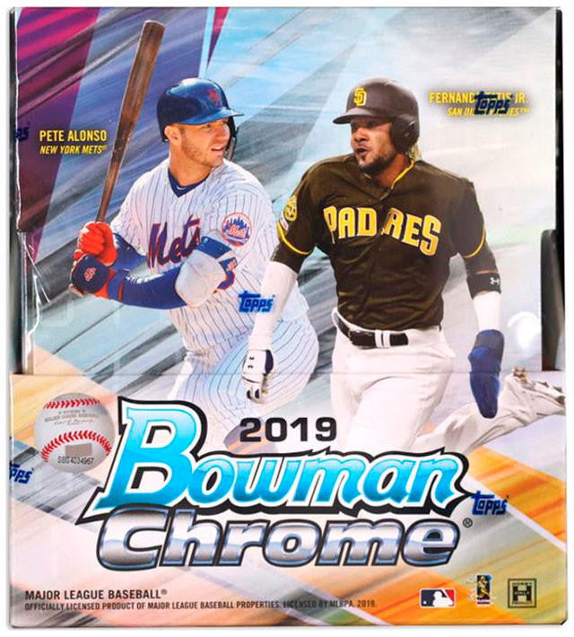 2019 Bowman Chrome Baseball Hobby Box