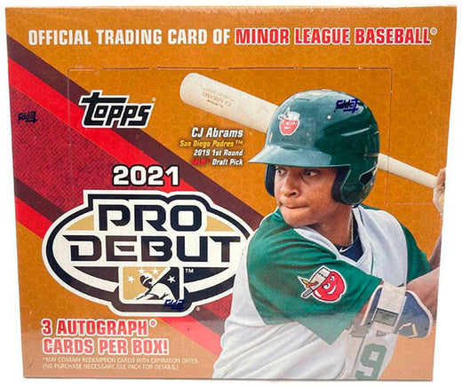 2021 Topps Pro Debut Baseball Jumbo Box