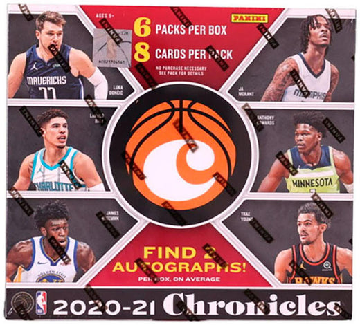 2020/21 Panini Chronicles Basketball Hobby Box