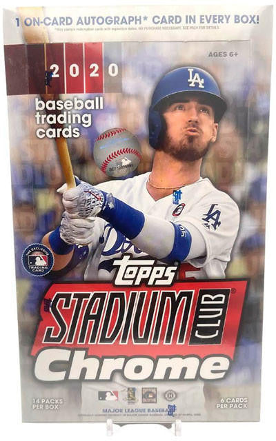 2020 Topps Stadium Club Chrome Baseball Hobby Box