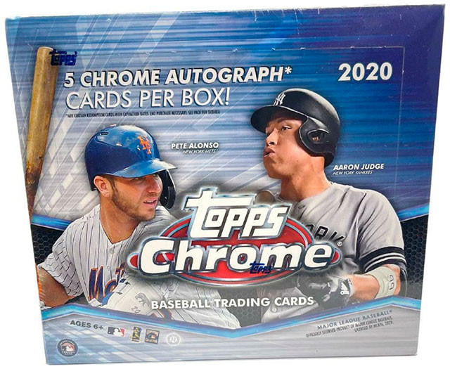 2020 Topps Chrome Baseball Jumbo HTA Box