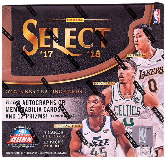 2017/18 Panini Select Basketball Hobby Box