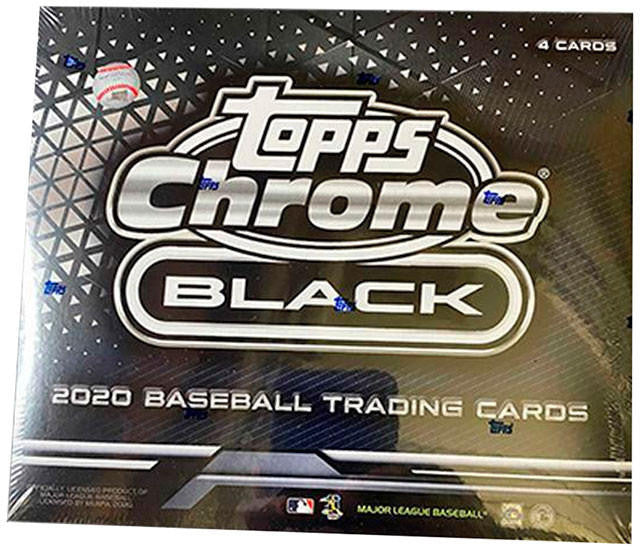 2020 Topps Chrome Black Baseball Hobby Box
