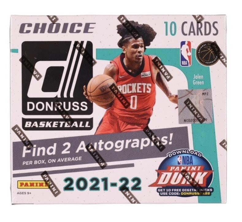 2021/22 Panini Donruss Basketball Choice Box
