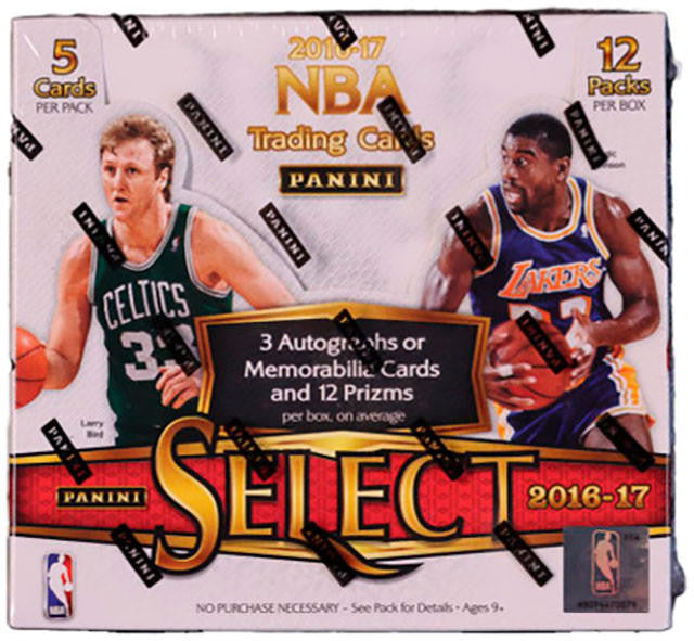 2016/17 Panini Select Basketball Hobby Box