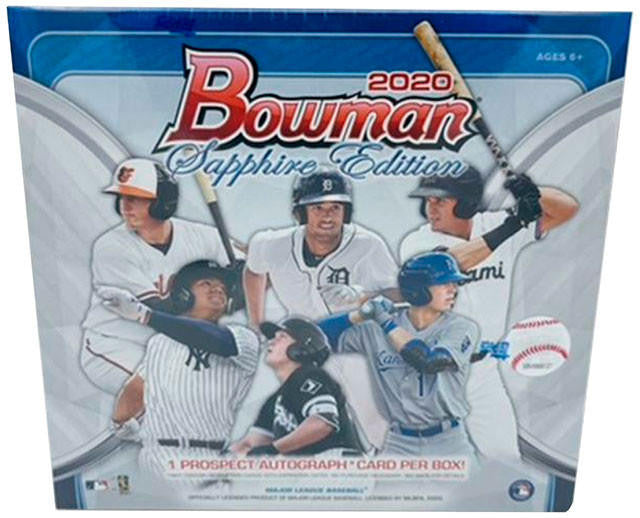 2020 Bowman Baseball Sapphire Edition Box