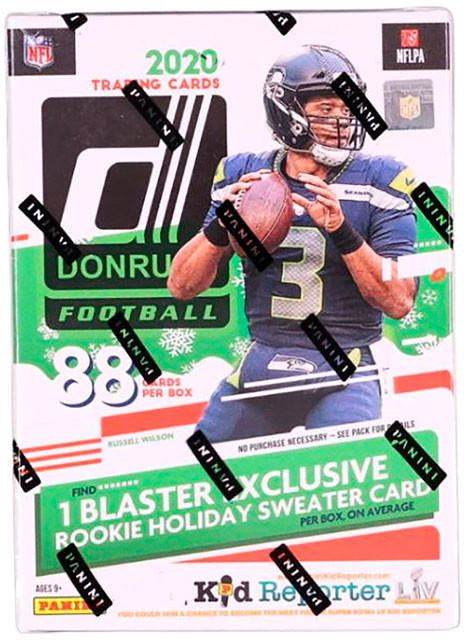 2020 Panini Donruss Holiday Football Blaster Box