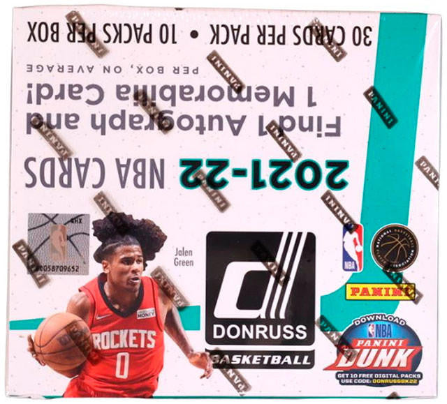 2021/22 Panini Donruss Basketball Hobby Box