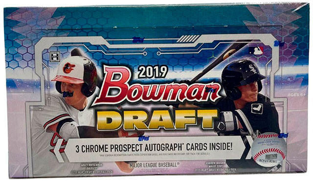 2019 Bowman Draft Baseball Jumbo Box