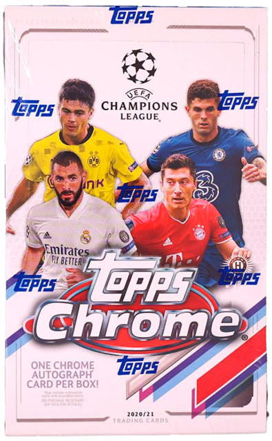 2020/21 Topps UEFA Champions League Chrome Soccer Hobby Box