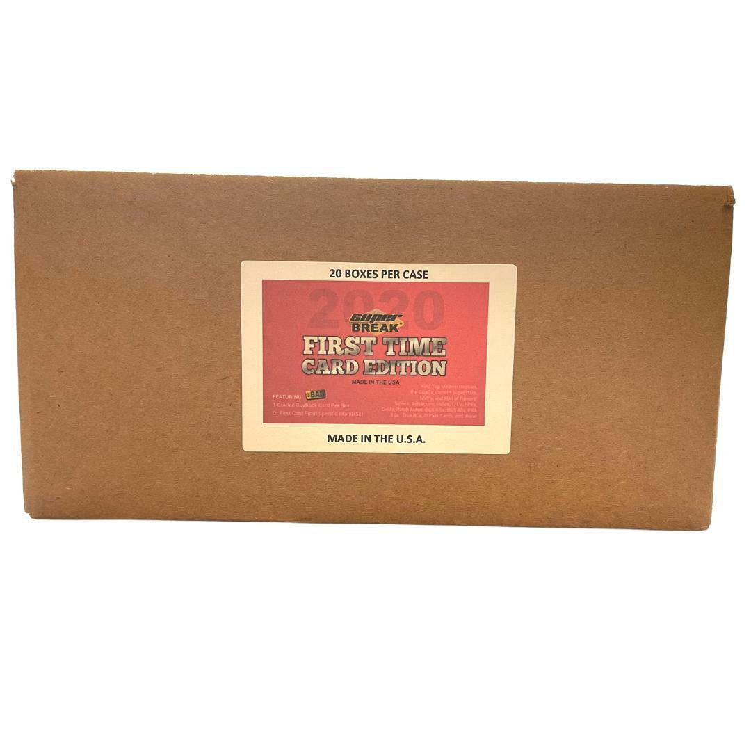 2020 Super Break First Time Card Edition 20 Box Case