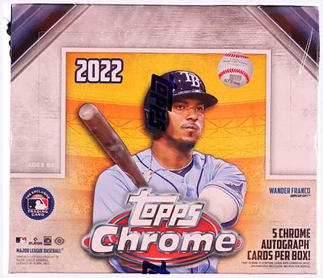 2022 Topps Chrome Baseball Jumbo HTA Box