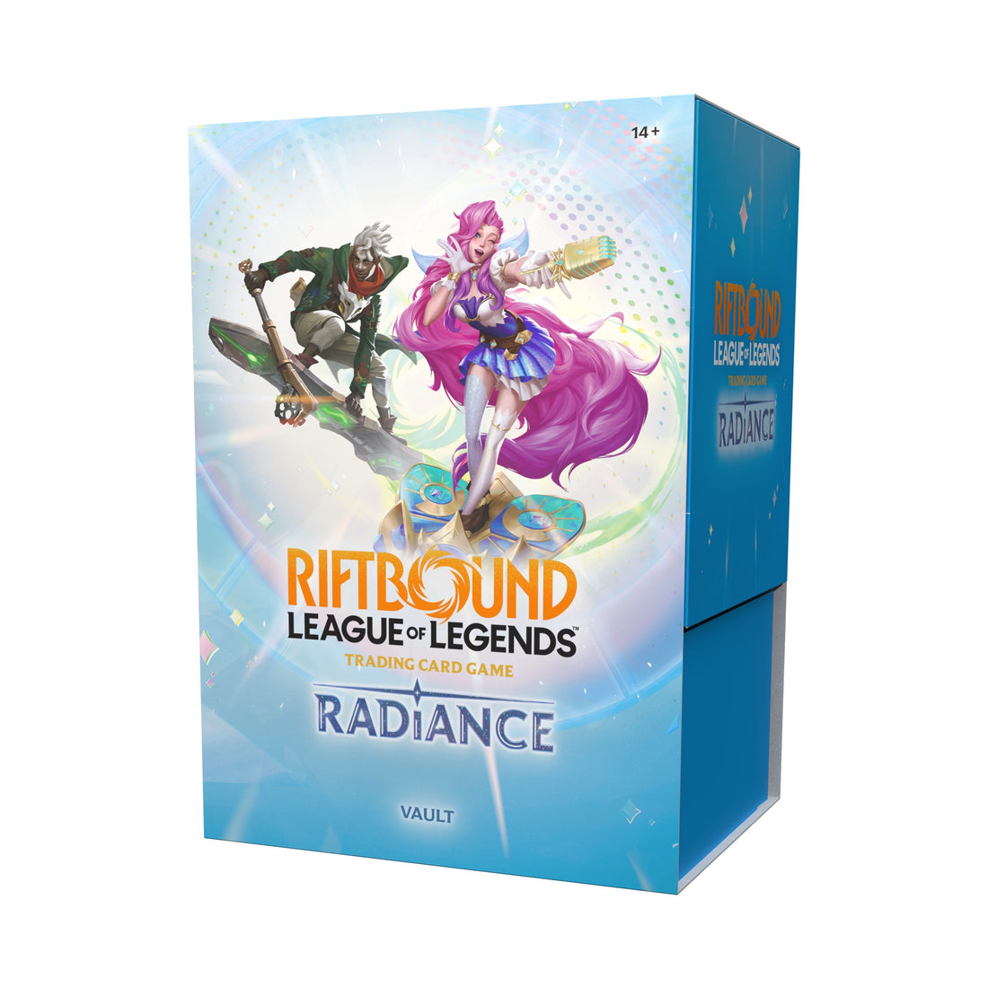 Riftbound Radiance Vault Collector Bundle – 6 Radiance Booster Packs, 36 Basic Runes, 3 Full-Art Foil Promo Tokens, Reusable Storage Box, Trading Card Game Collection Set (PREORDER - Release Date October 23, 2026)