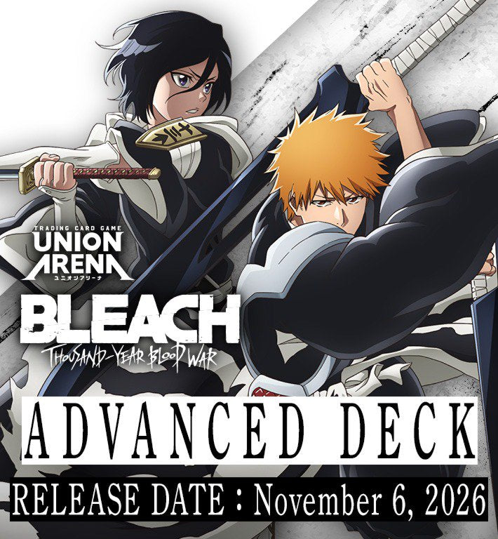 Bandai Union Arena Bleach Thousand-Year War Vol. 3 Advanced Deck Display | Ready-to-Play Pre-Constructed Deck | Official Union Arena Trading Card Game (PREORDER - Release Date November 6, 2026)