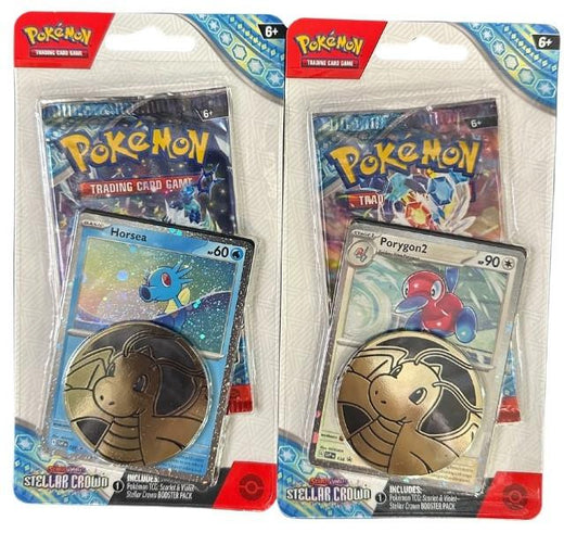 Pokemon Scarlet & Violet Stellar Crown Checklane Blister 16 Pack Box
