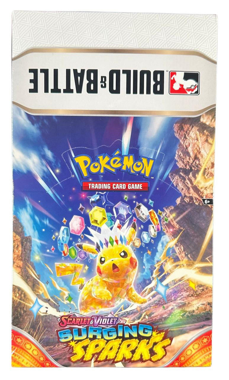 Pokemon Scarlet & Violet Surging Sparks Build & Battle 10-Kit Display